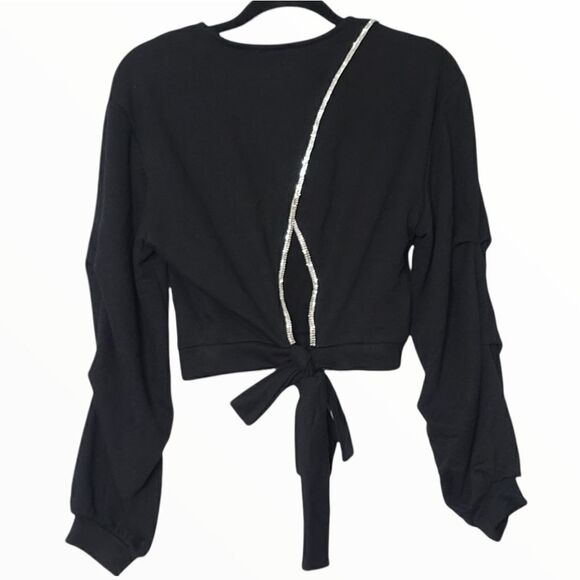 Culpos x INC culposII cutout-back  sweatshirt black size xsmall - Picture 4 of 12